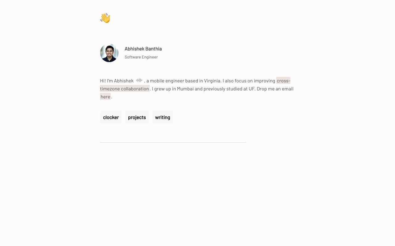 Abhishek