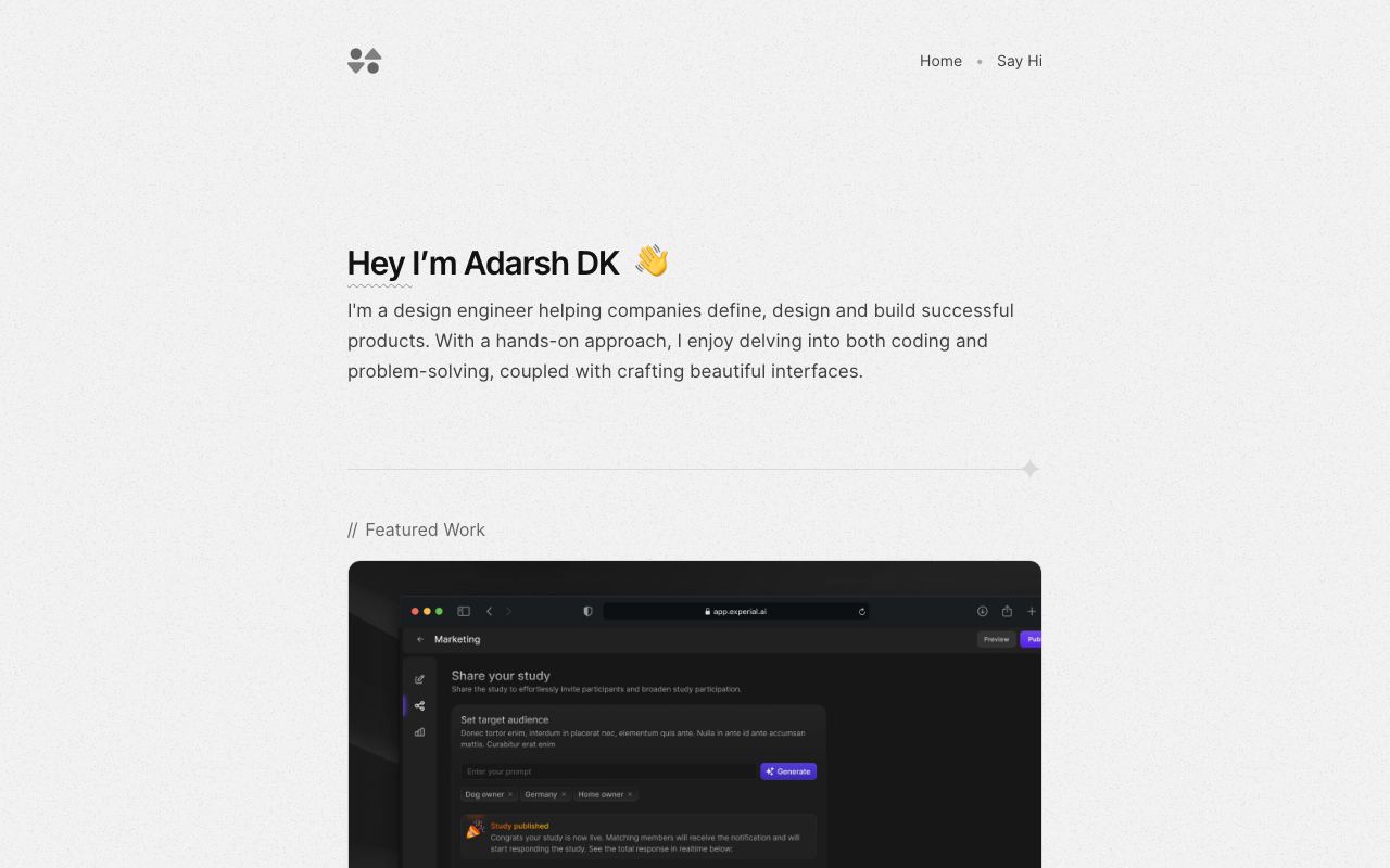 Adarsh DK