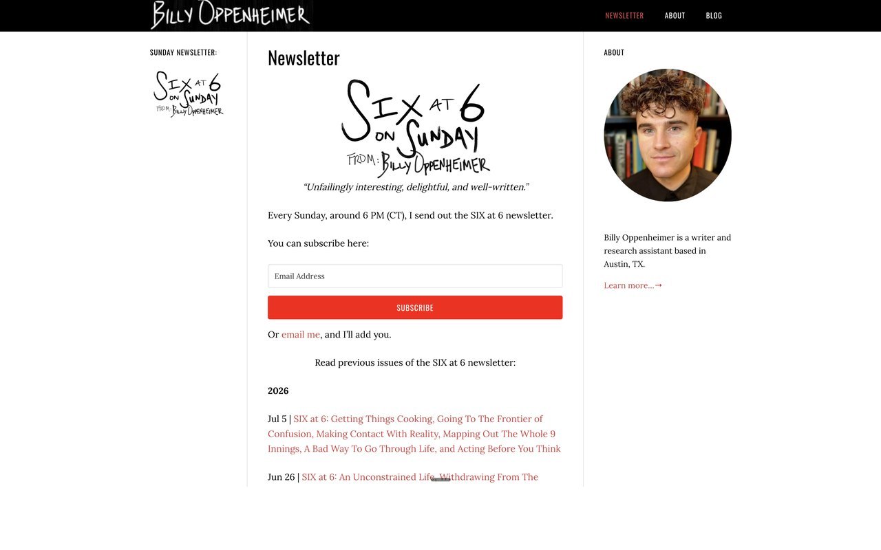 Billy Oppenheimer