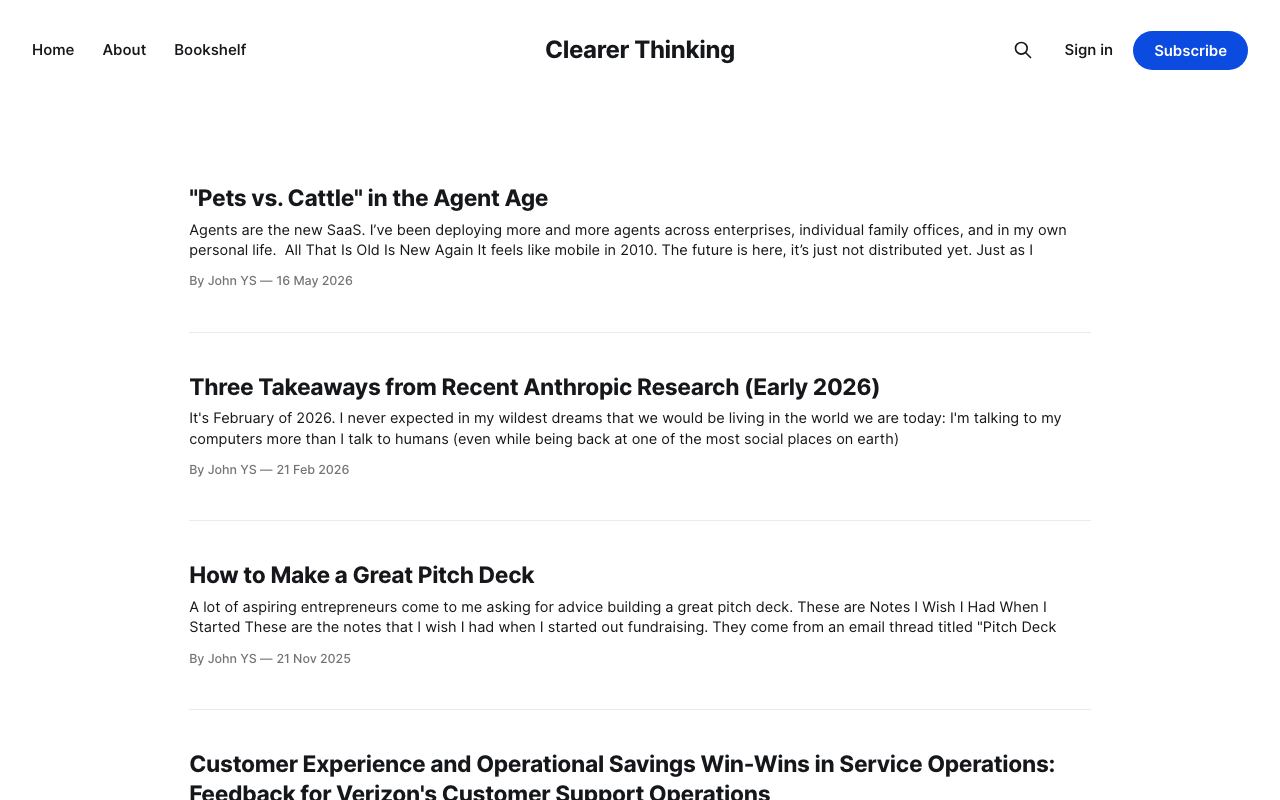 Clearer Thinking