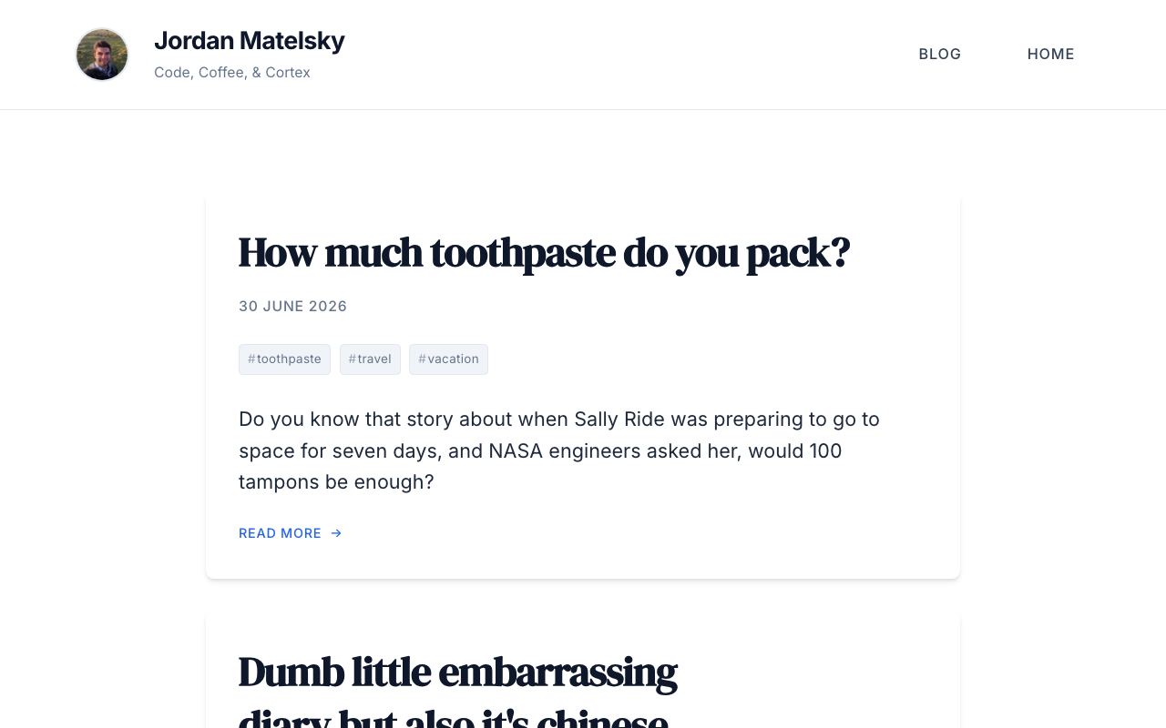 Jordan Matelsky