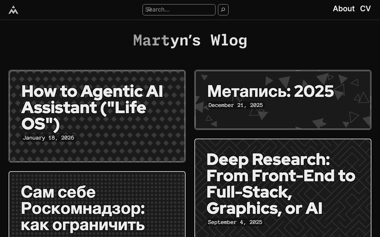 Martyns's Wlog