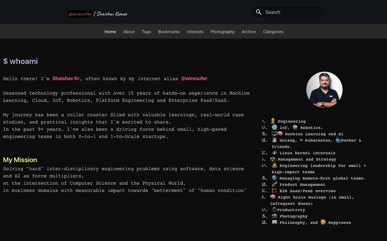 wiresurfer's library