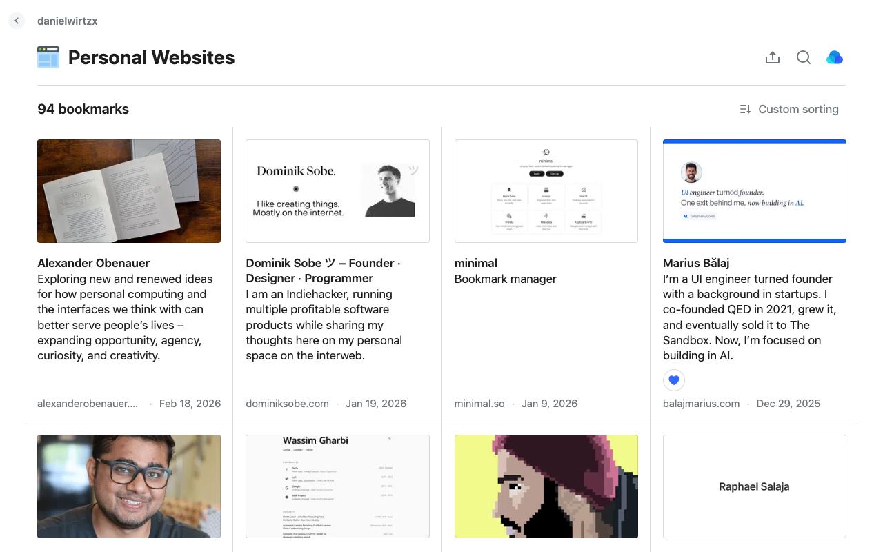 Personal Websites (a collection)