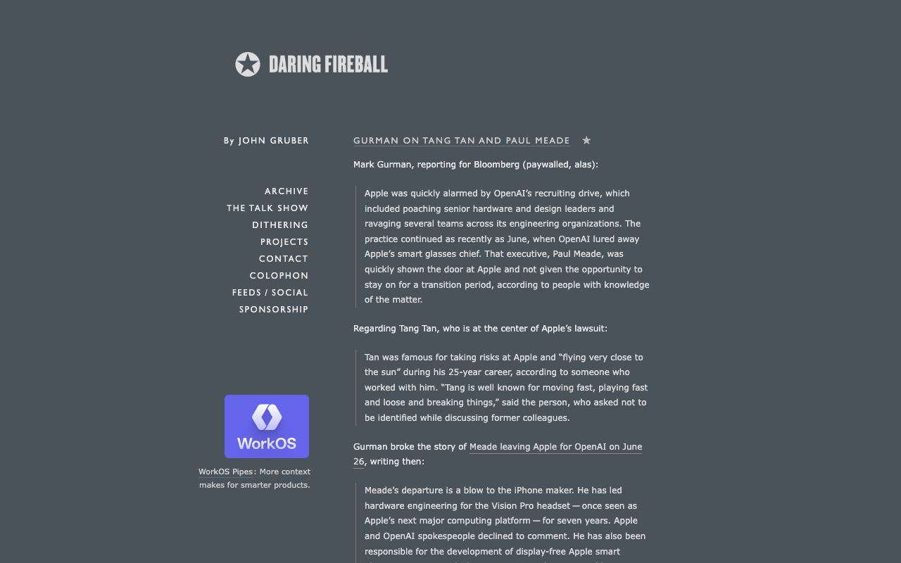 Daring Fireball