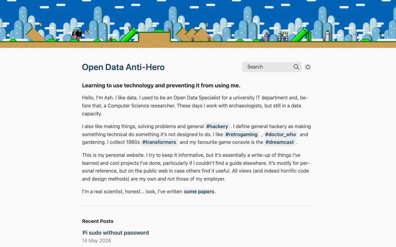 Open Data Anti-Hero