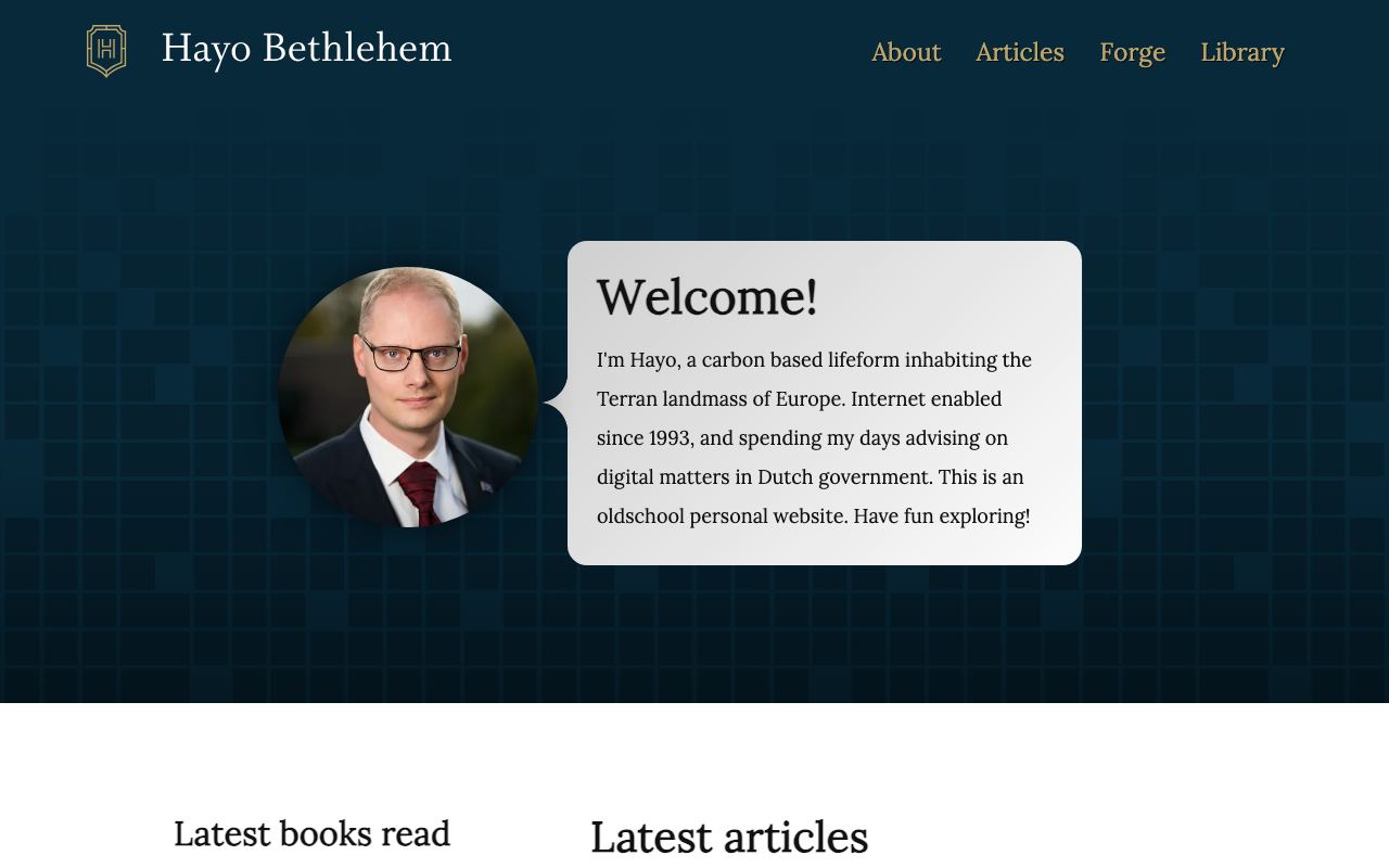 Welcome! on Hayo Bethlehem