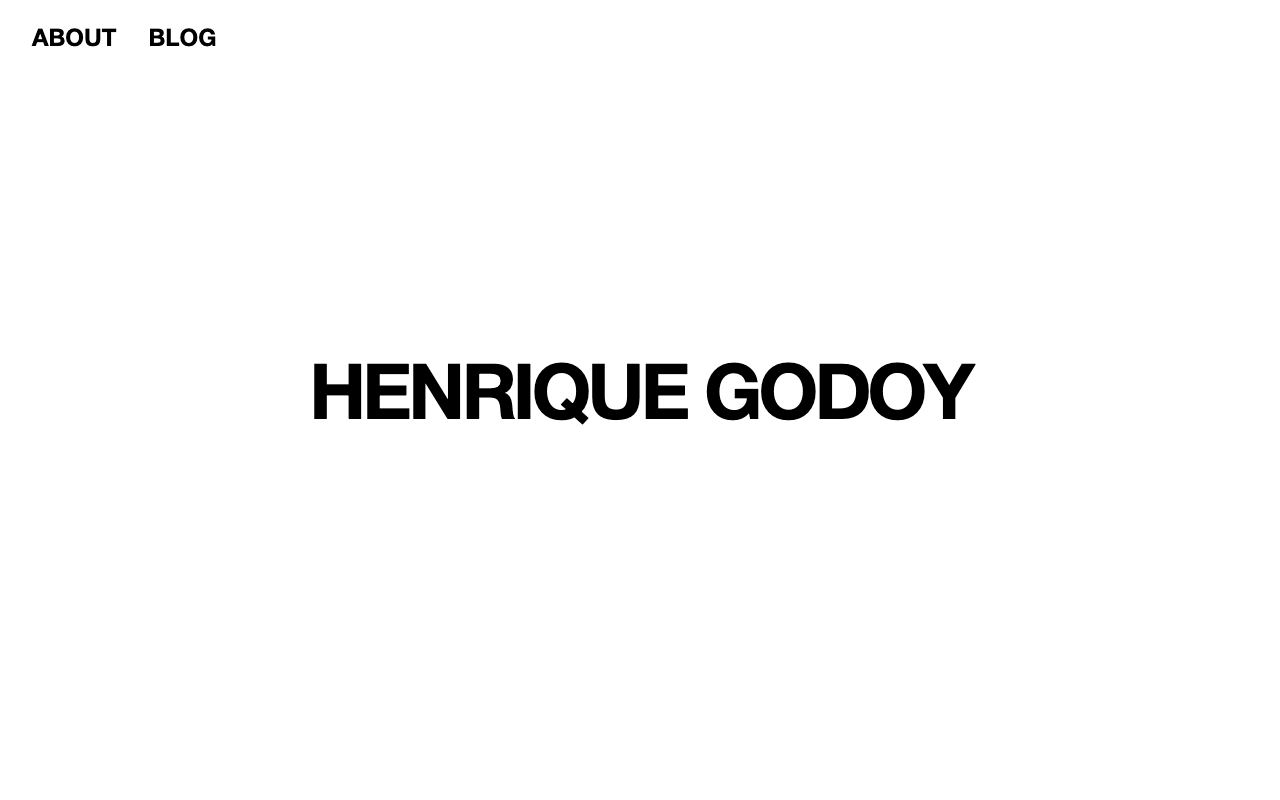 HENRIQUE GODOY