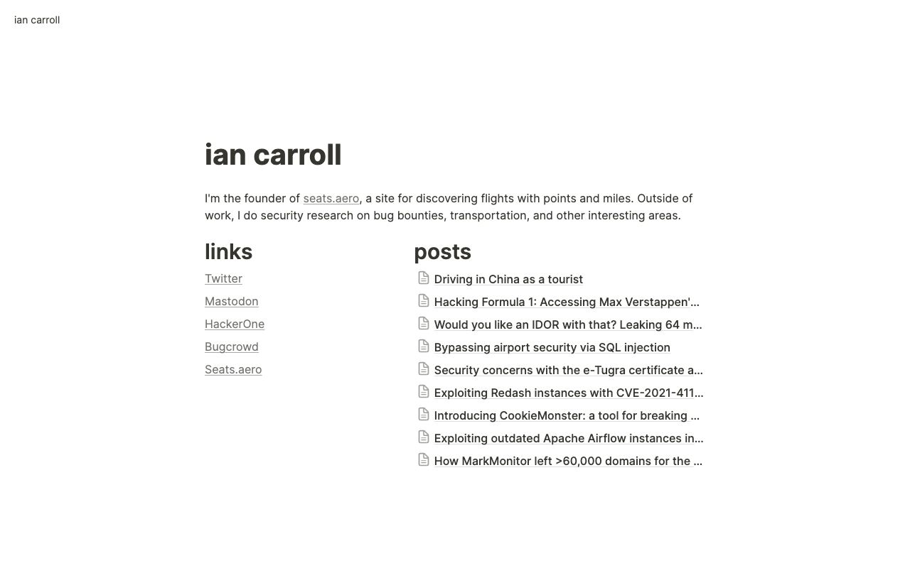 Ian Carroll