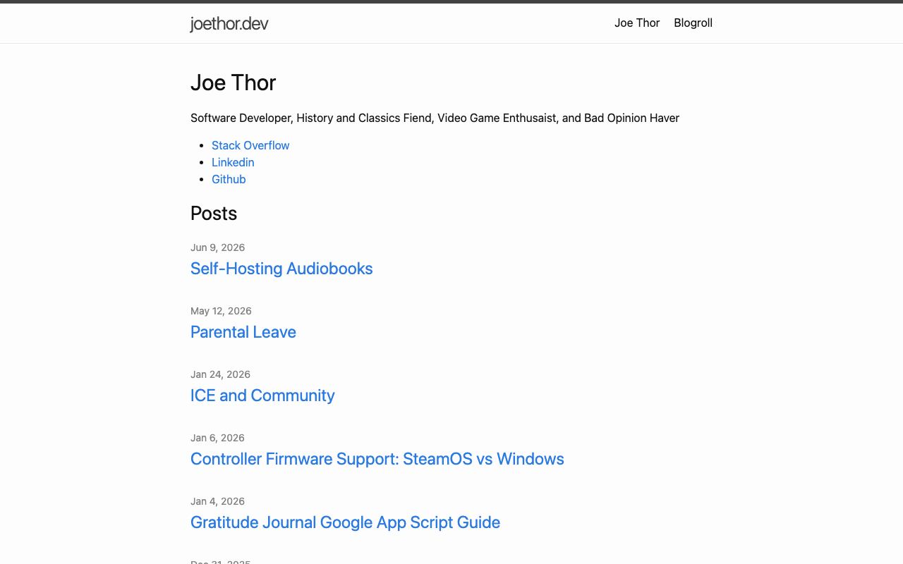Joe Thor