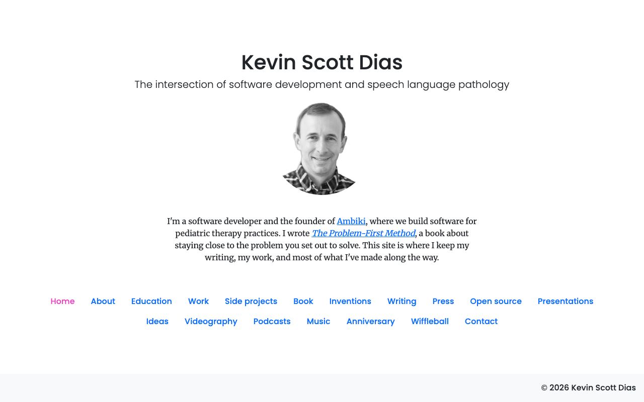 Kevin Scott Dias: author and startup founder
