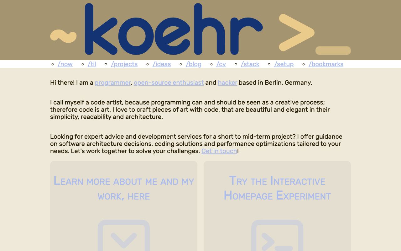 About // the codeartist