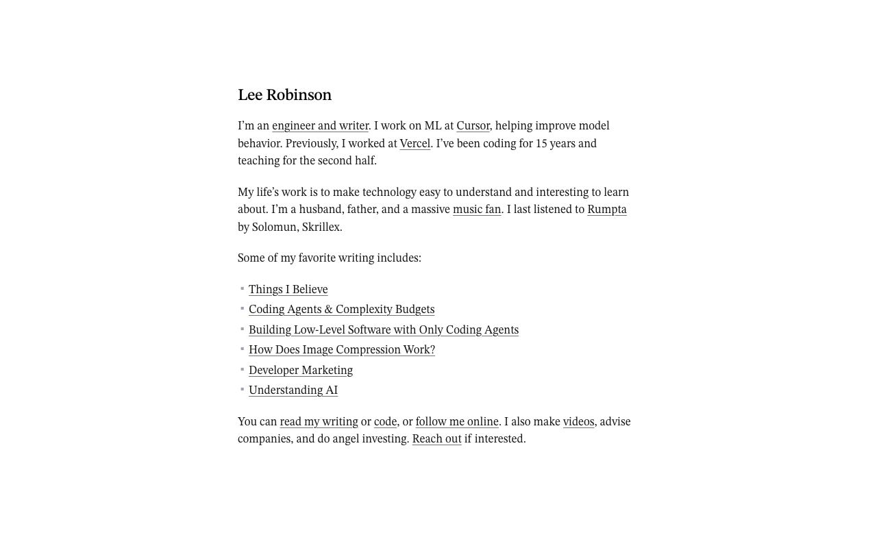 Lee Robinson