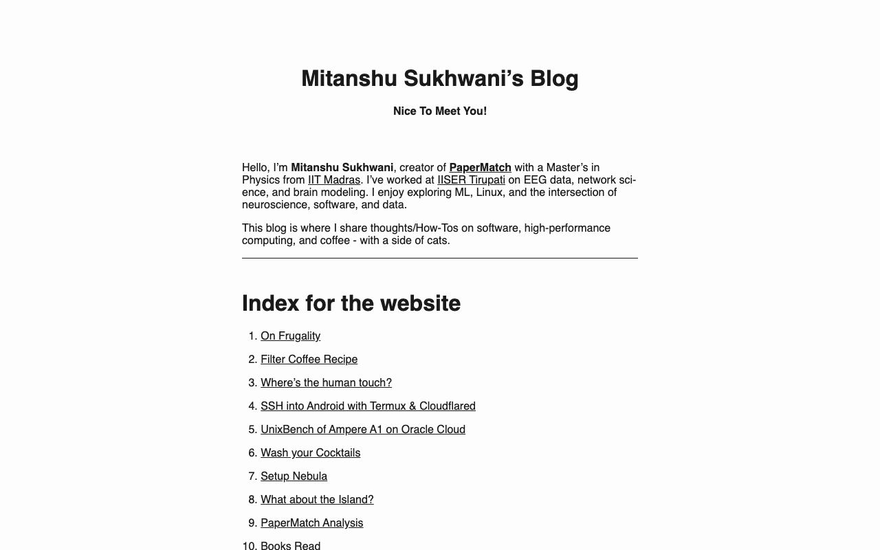 Mitanshu Sukhwani’s
