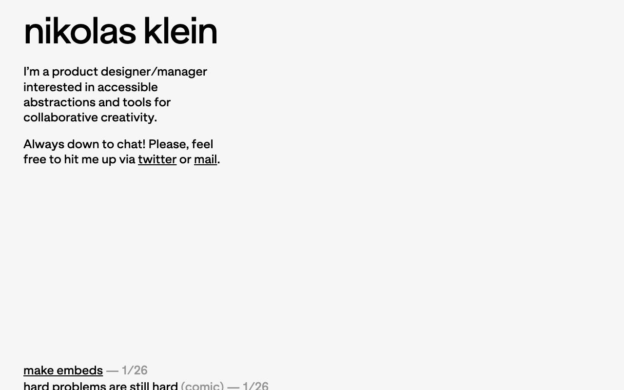 nikolas klein
