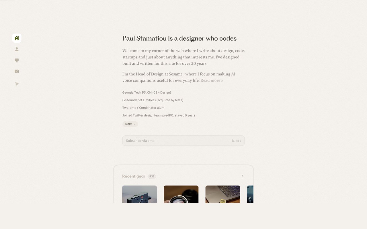 Paul Stamatiou