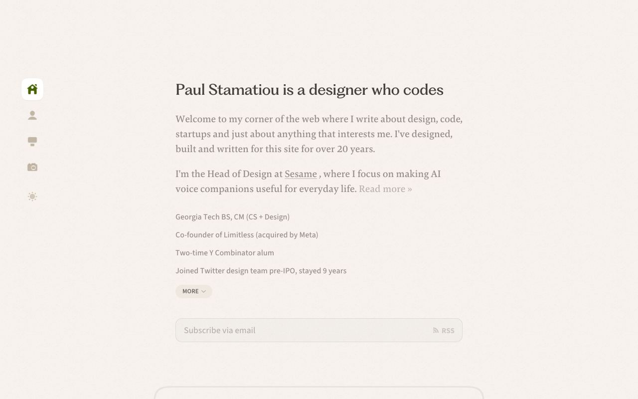 Paul Stamatiou