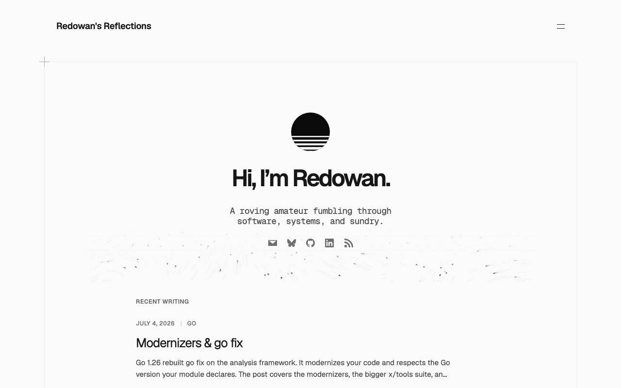 Redowan's Reflections