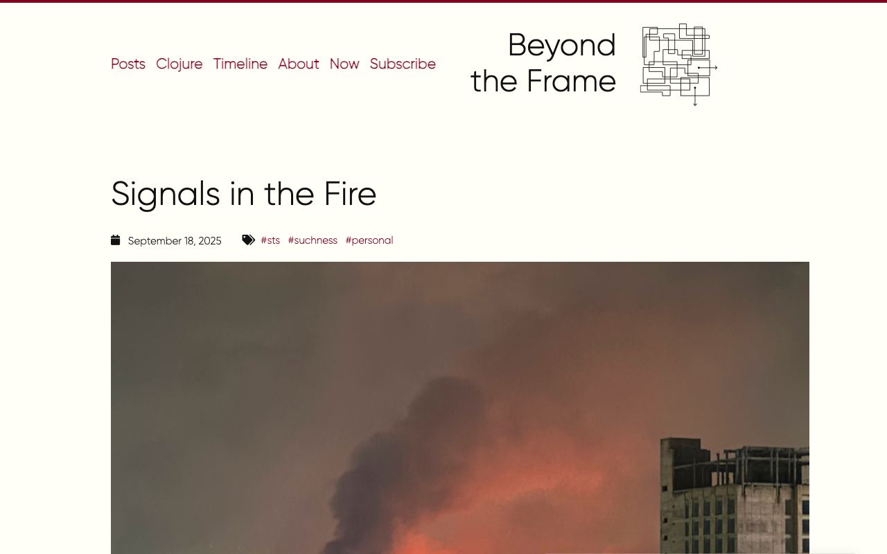 Beyond the Frame