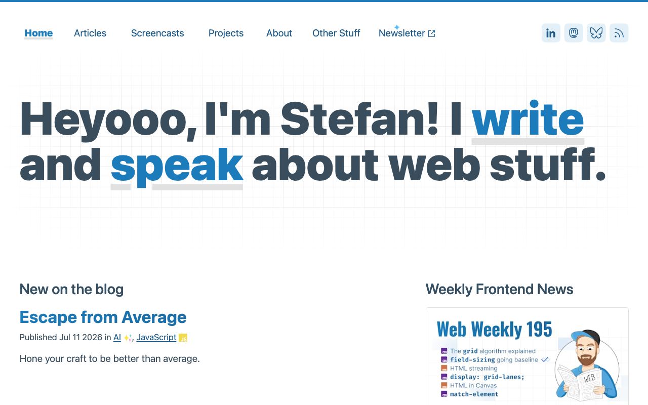 Developer, writer and speaker