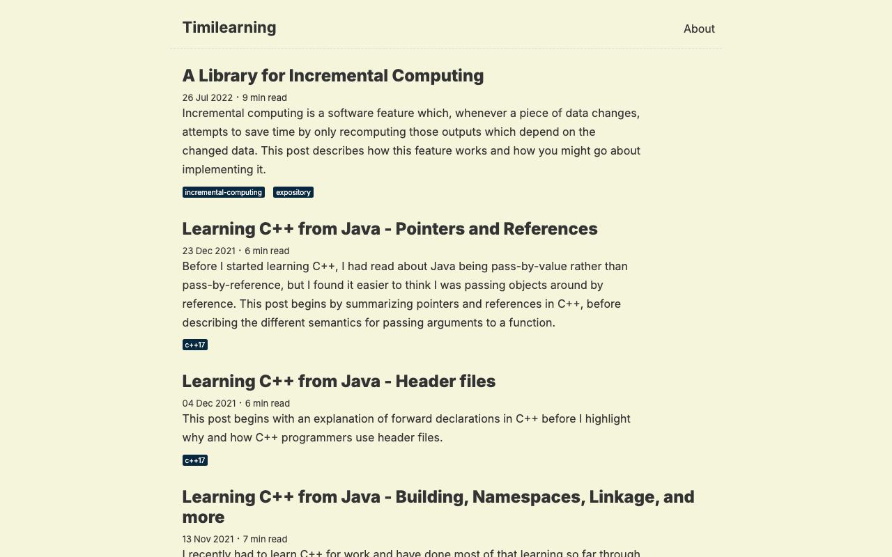 Timilearning