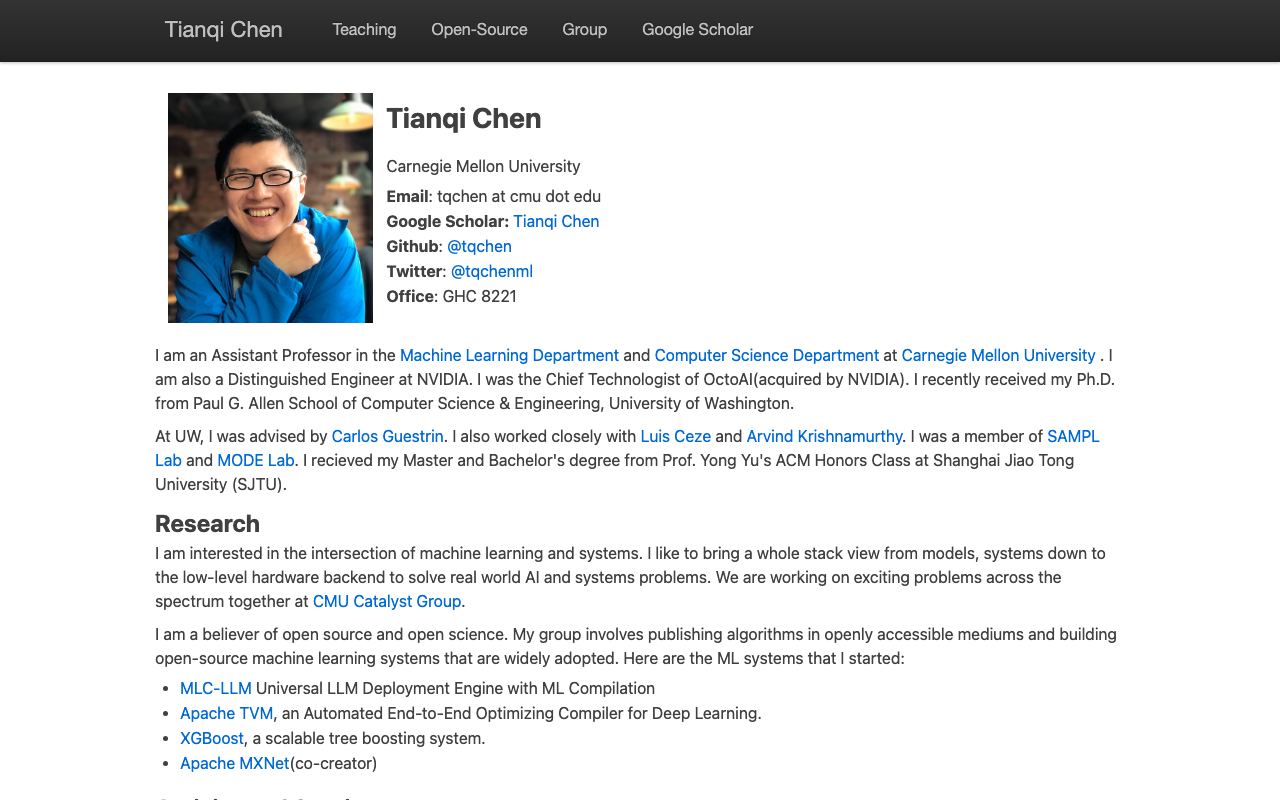 Tianqi Chen