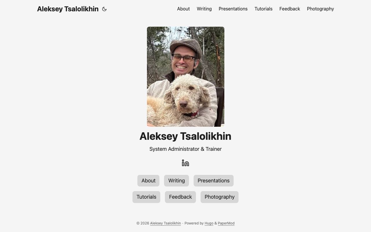 Aleksey Tsalolikhin