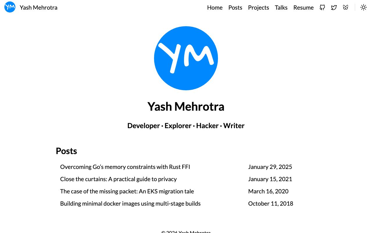 Yash Mehrotra